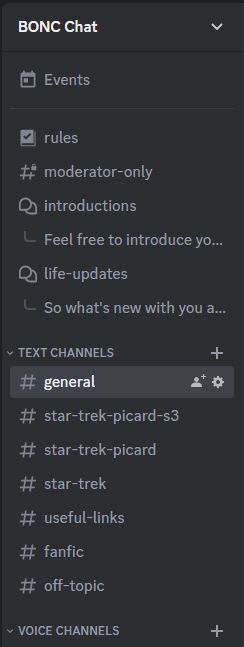 Channels in Discord